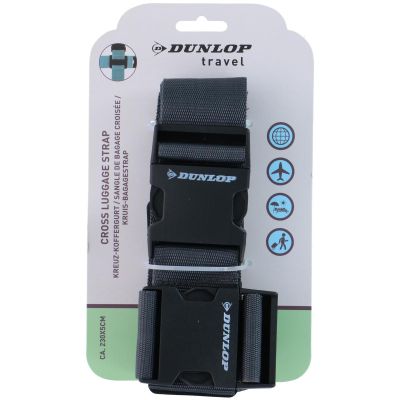 19. UNIWERSALNY PAS ZABEZPIECZAJĄCY DO BAGAŻU  230x5CM  ZESTAW 2 SZT DUNLOP SZARY