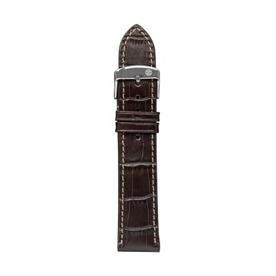 2. Pasek skórzany Zeppelin brązowy, 20 mm