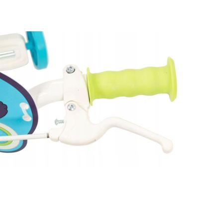 15. Rower dziecięcy TOIMSA Bluey 12"  Błękitno-limonkowy