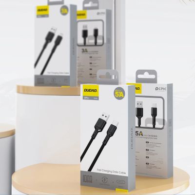 5. Kabel Dudao L9T 5A USB-A - USB-C 1m - czarny