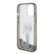 7. Etui Karl Lagerfeld Liquid Glitter Ikonik do iPhone 15 - przezroczyste