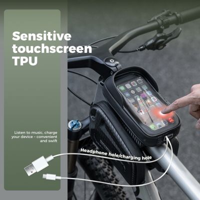 2. Rockbros torba na ramę rowerową 30120082001 1,3l