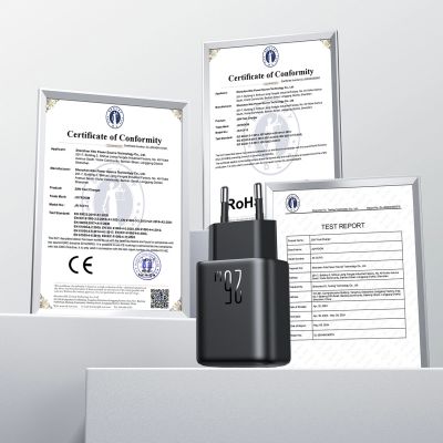 16. Ładowarka Joyroom JR-TCF13 sieciowa USB-C / USB-A 25W SFC / PPS / PD - czarna