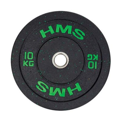 21. Talerz olimpijski HMS BUMPER GREEN 10 kg HTBR10 