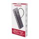10. Axagon HMC-4KX3 stacja dokująca Przewodowa USB 3.2 Gen 1 (3.1 Gen 1) Type-C Szary
