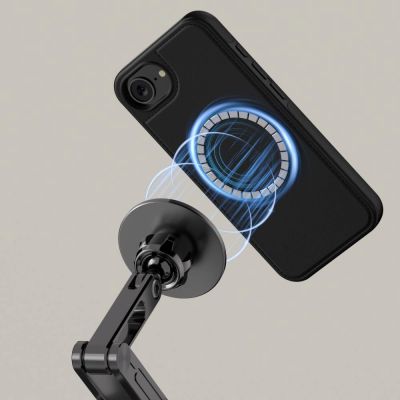 4. Etui Tech-Protect Wallet MagSafe na iPhone 16e / 17e - czarny mat