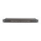 3. Digitus Panel krosowy (patch panel) 19'' 16x RJ45, LSA poziom, kat.6, ekranowany, 1U, czarny, prowadnica kabli