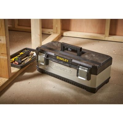 3. Black & Decker 1-95-619 walizka na narzędzia Czarny, Srebrny Plastik, Stal