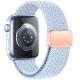 2. Pasek Tech-Protect Nylonmag na Apple Watch 4 / 5 / 6 / 7 / 8 / 9 / SE (38 / 40 / 41 mm) - niebieski