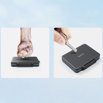 10. Etui na karty pamięci Black 2.5" SSD, 2.5" HDD, M.2 SSD, SD Card, Micro SD Card, CompactFlash Card, Card Readers