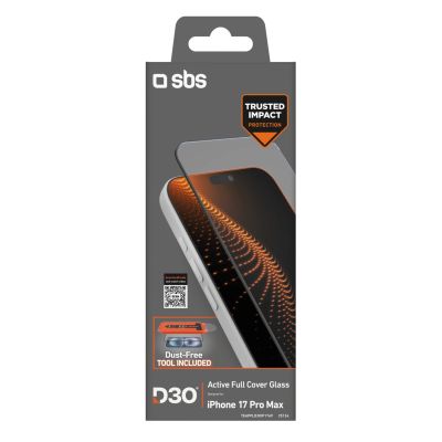 2. Szkło ochronne SBS z technologią D3Ozestaw z aplikatorem na iPhone 17 Pro Max