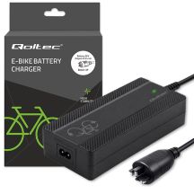 Qoltec Szybka Ładowarka do roweru skutera elektrycznego 36V | 42V | 4A |wtyczka Bosch + kabel zasilający