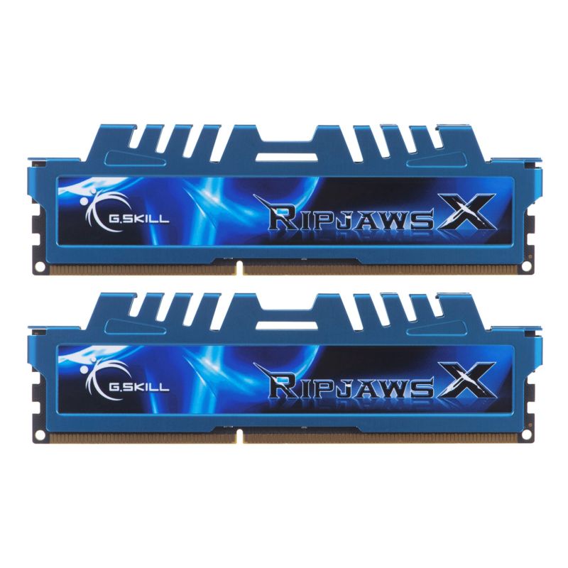 5. Zestaw pamięci G.SKILL RipjawsX F3-1600C9D-16GXM (DDR3 DIMM; 2 x 8 GB; 1600 MHz; CL9)