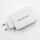 6. Qoltec Ładowarka sieciowa 100W GaN  | 5-20V | 1.5-5A | 2 x USB-C PD | 1 x USB QC 3.0 | Biała