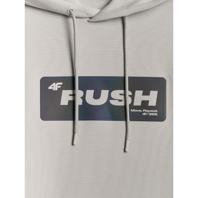 9. Bluza dresowa regular z kapturem męska 4F 4FRSS26TSWSM2801-27S