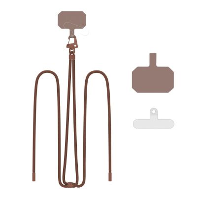 4. Smycz Tech-Protect C5S Rope Crossbody Strap - brązowa