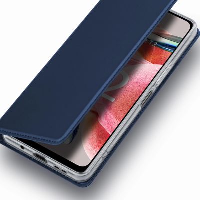 14. Dux Ducis Skin Pro etui do Xiaomi Redmi Note 12 pokrowiec z klapką portfel na kartę podstawka niebieskie