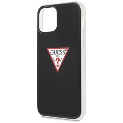 6. Etui Guess Triangle Collection na iPhone 12 / iPhone 12 Pro - czarne