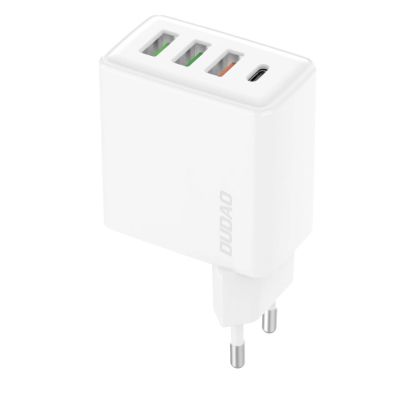 Ładowarka sieciowa Dudao A5HEU 3xUSB-A 1xUSB-C PD 20W QC3.0 18W+ 2x12W - biała