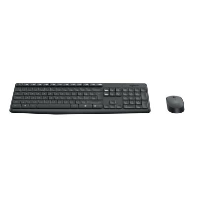 4. Logitech Klawiatura MK235 Wireless KBD+Mouse Grey CZ