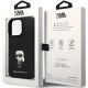 8. Etui Karl Lagerfeld Silicone Ikonik Metal Pin na iPhone 14 Pro - czarne