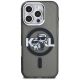 3. Etui Karl Lagerfeld IML Glitter Karl & Choupette Sketch Logo MagSafe na iPhone 16 Pro - czarne