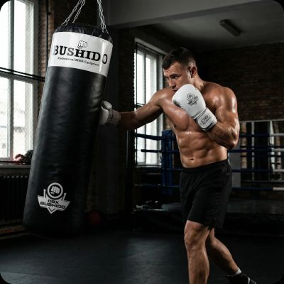 11. Worek bokserski - 140 White - 140 cm / 40 kg