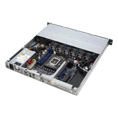 10. ASUS Rack 1U RS300-E12-PS4/350W Intel C262 LGA1700 95W 4xDDR5 4400/4000/3600 4x3,5"/2,5" 4*SATA/SAS/NVMe 2x Intel I210AT 1x Management Port 350W 80 PLUS Gold