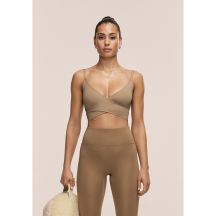Top damski CASALL Cross Overlap Sports Top kolor zielony