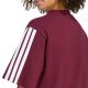 5. Koszulka damska adidas Essentials 3-Stripes Boyfriend bordowa KF6287