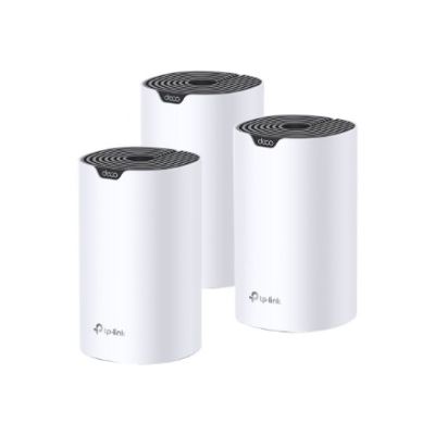 4. TP-Link Deco S7 (3-pack) Dual-band (2.4 GHz/5 GHz) Wi-Fi 5 (802.11ac) Biały, Czarny Wewnętrzne