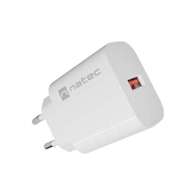 3. NATEC ŁADOWARKA SIECIOWA RIBERA 1X USB-A 18W BIAŁA