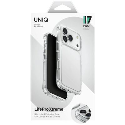 6. Etui UNIQ Lifepro Xtreme do iPhone 17 Pro - przezroczyste