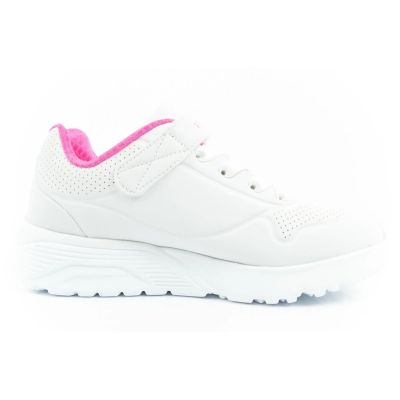 13. Skechers Uno Lite buty sneakersy sportowe dziecięce białe wygodne