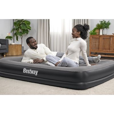 17. Bestway 671BU dmuchany materac Podwójny materac Szary