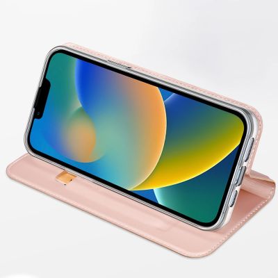 17. Dux Ducis Skin Pro kabura etui pokrowiec z klapką iPhone 14 Plus niebieski