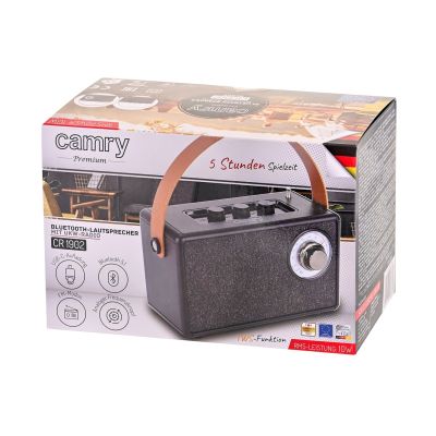 11. Głośnik bluetooth CAMRY CR 1902b czarny