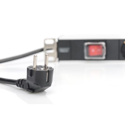 5. Listwa zasilająca do szaf rack (PDU) 19 cali 7x Schuko