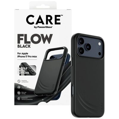 4. Etui CARE by PanzerGlass Feature FLOW MagSafe na iPhone 17 Pro Max - czarne
