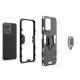2. Ring Armor pancerne hybrydowe etui pokrowiec + magnetyczny uchwyt OnePlus Ace czarny