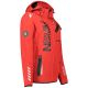 Kurtka damska Softshell z kapturem Geographical Norway Reine Red/Black LADY 007 czerwona (WU8187F/GNO-RED-BLACK)/WU8088