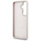 7. Etui Guess Saffiano Peony Embossed Ring MagSafe na Samsung Galaxy S26 - różowe
