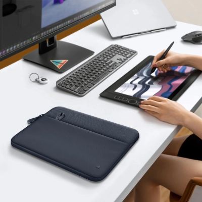 8. Torba Tech-Protect Sleeve na laptopa 15-16 - niebieska