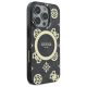 4. Etui Guess IML Peony On 4G Background MagSafe na iPhone 16 Pro Max - czarne