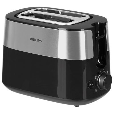 10. Toster Philips HD2516/90 (830W; kolor czarny)