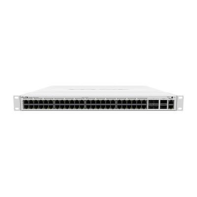 14. Switch Mikrotik CRS354-48P-4S+2Q+RM 53p PoE (PoE+: 48;) 700W Managed Fast/Gigabit/10G