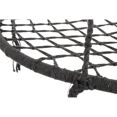 12. HAMAK OGRODOWY HUŚTAWKA BOCIANIE GNIAZDO 80CM SZARA