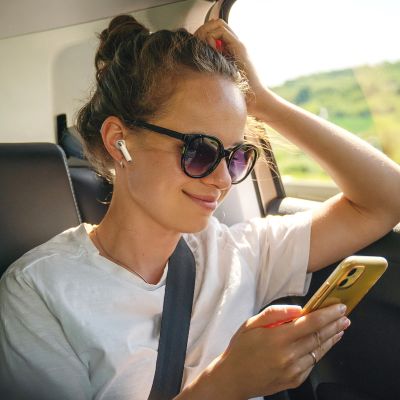 14. Słuchawki Tronsmart Sounfii R4 bezprzewodowe Bluetooth 5.3 ENC - białe