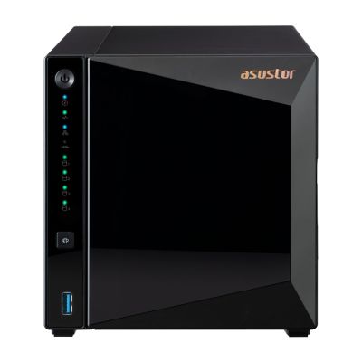 NAS Asustor AS3304T v2; Tower; 4x (3.5" SATA HDD/ 2.5" SSD); Realtek RTD1619B, 2GB DDR4, 1x 2.5GbE, 3x USB 3.2