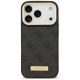 3. Etui Guess 4G Logo Plate MagSafe na iPhone 17 Pro -czarne